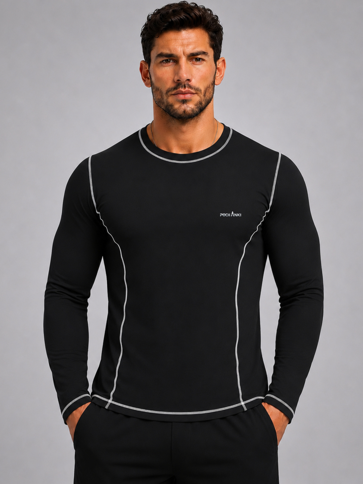 pochanki Zip Neck T-shit Pochanki Round Neck Full sleeve t shirt